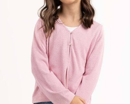 Girls Pink Top 224-413-005