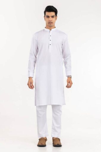 robust unstitched fabric blended white 1