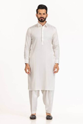 roomi latha classic unstitched fabric cotton lf off white 1