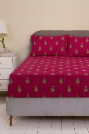 royal garnet fitted sheet 001