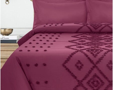 Ruby Tufted Quilt cover
