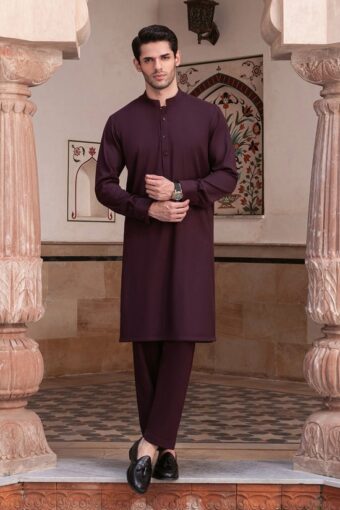 sylvia unstitched fabric blended maroon 4