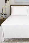 Pearl white T-200 Bed Sheet Set