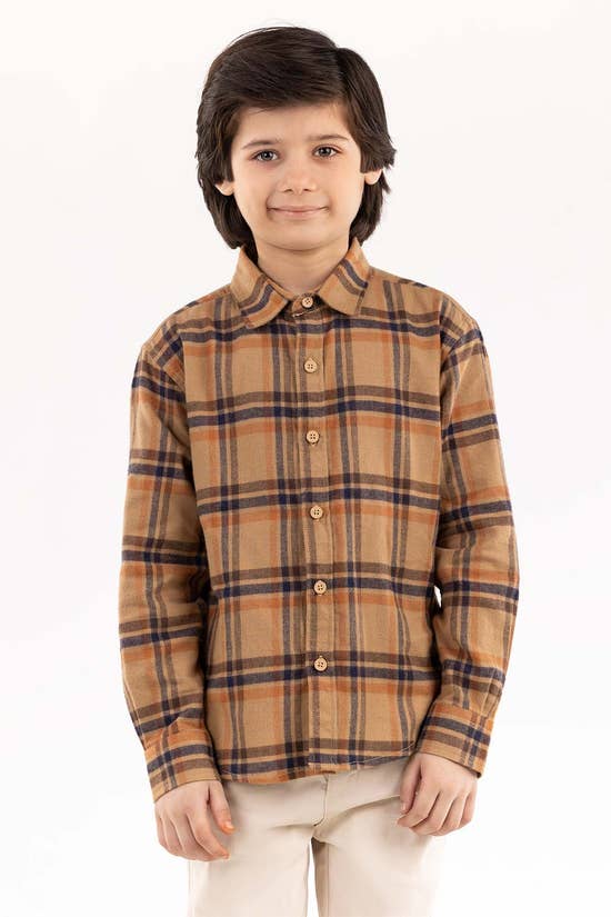 toddler boy khaaki casual shirt 224 317 009 2