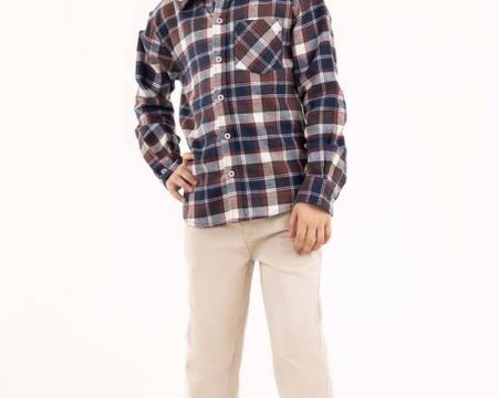 Toddler Boy Navy Casual Shirt 224-317-013
