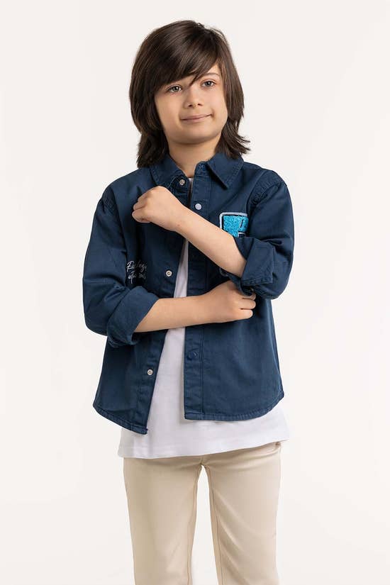 toddler boys blue casual shirt 224 517 003 4