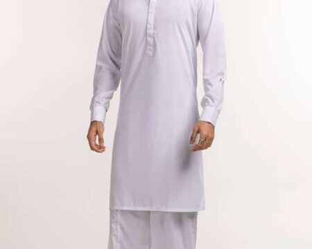 White Basic Suit SK-P24-020