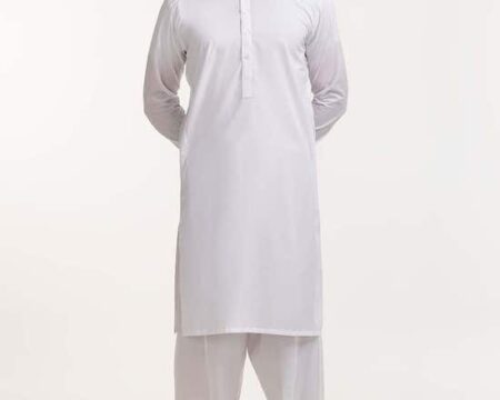 White Basic Suit SK-P24-071