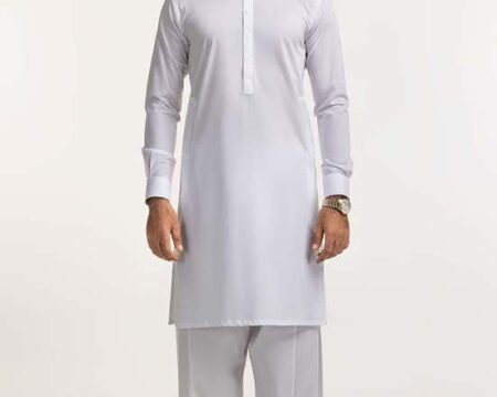 White Basic Suit SK-P24-075