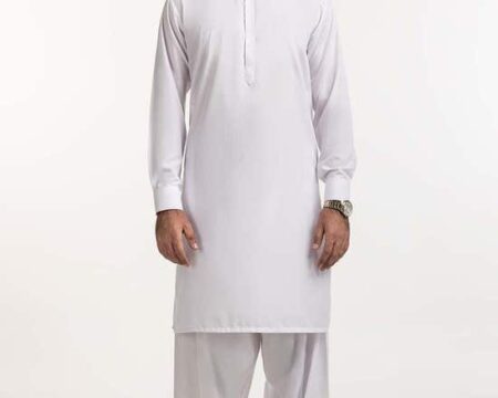 White Basic Suit SK-P24-076