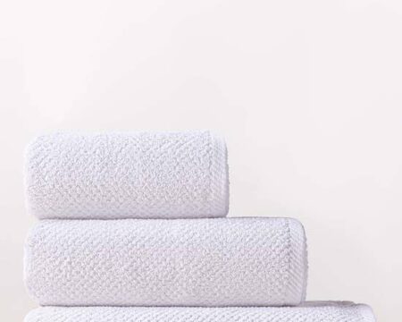 White Plain Combed Towel 24