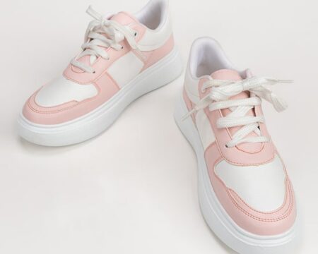 Women Pink White Jogger IWW-JGR24-002