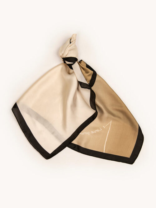 Printed Silk Mini Scarf