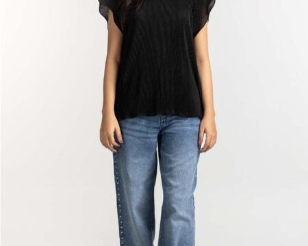 Black Basic Top WM-KTP23-009