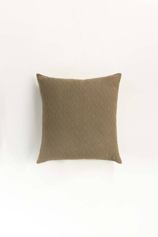 covert green matelasse cushion cover 1