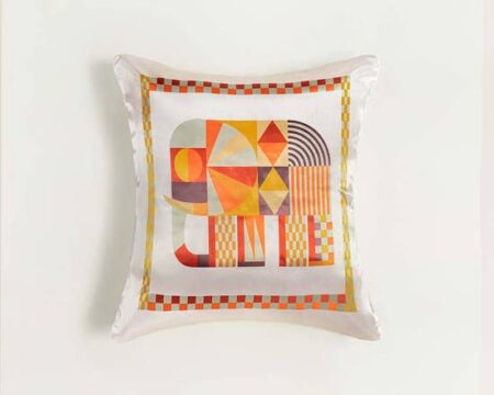 SS24-Elephant Digital Cushion Cover