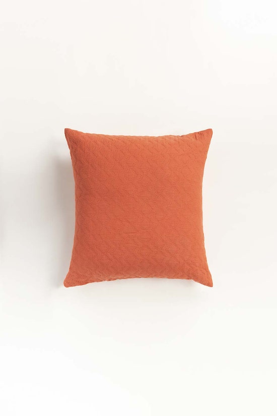 ginger matelasse cushion cover 1