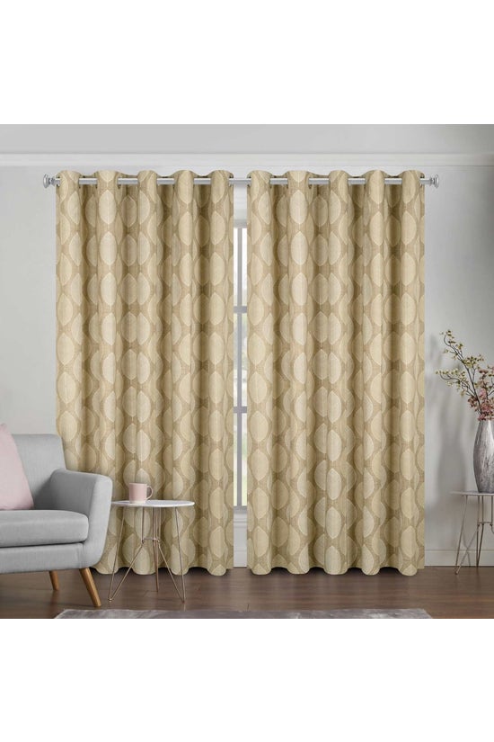 leafy printed curtain 1