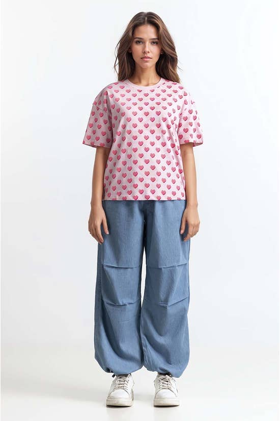 pink printed top wm ktp ss24 023 2