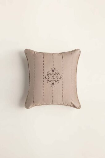sepia tint t 400 embroidery square cushion cover gulahmed front 1