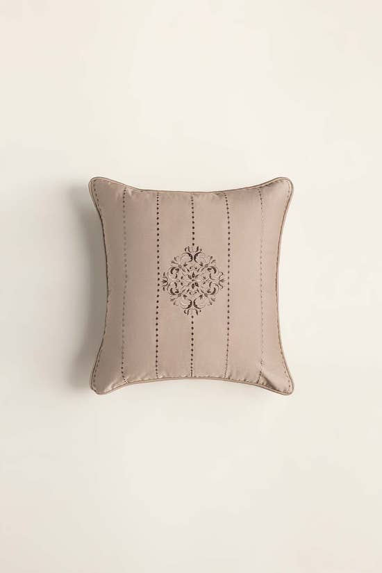 sepia tint t 400 embroidery square cushion cover gulahmed front 1