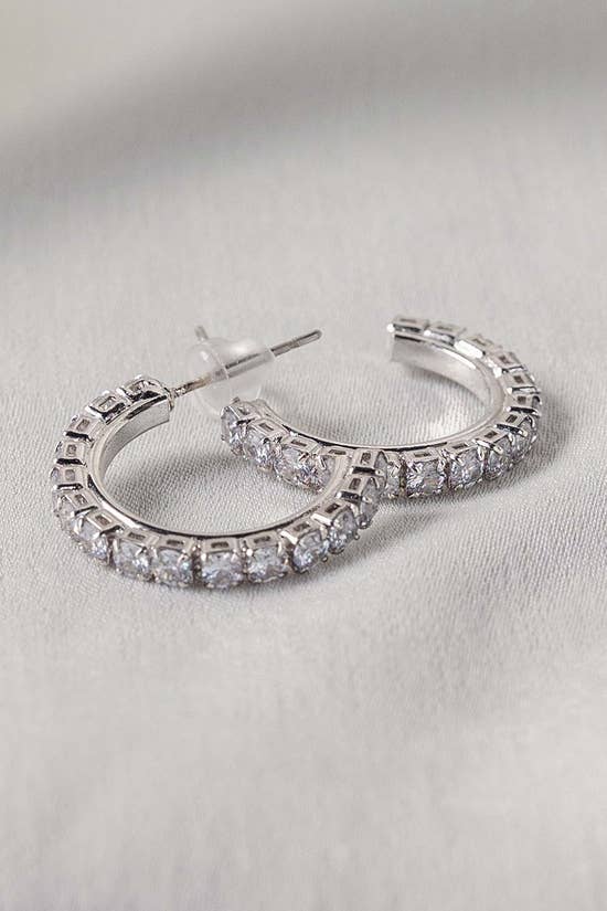 silver c hoop mini earings ifa er 010 1