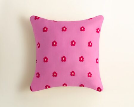 SS25-EC-031 Terry Embroidered Cushion Cover