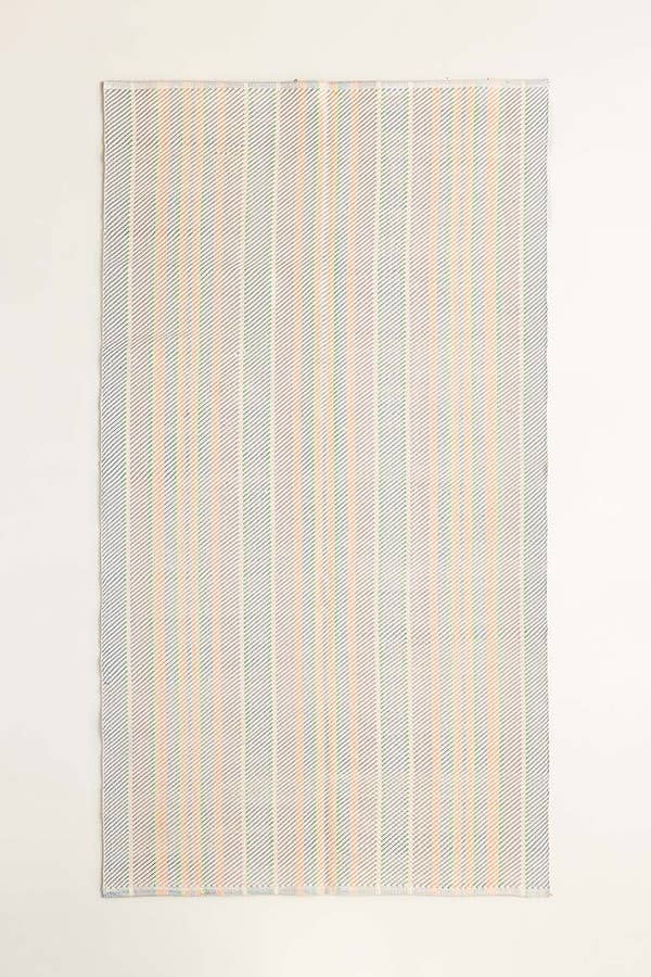 stripe woven rug 1