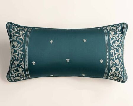 Teal Green T-400 Embroidered Deck Cushion Cover
