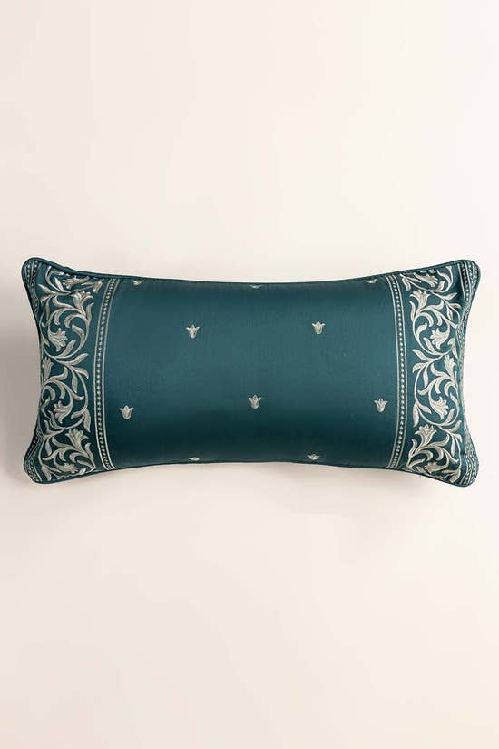 teal green t 400 embroidery deck cushion cover 1 1