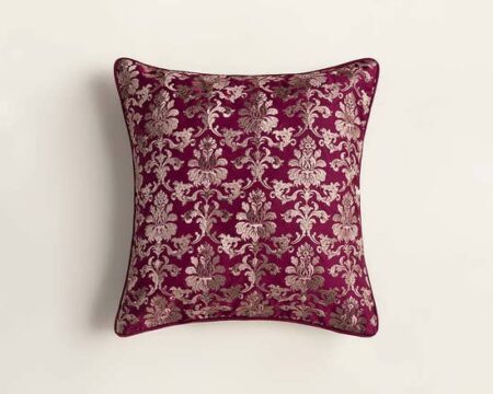 Vivid ViolaT-400 Embroidered Square Cushion Cover