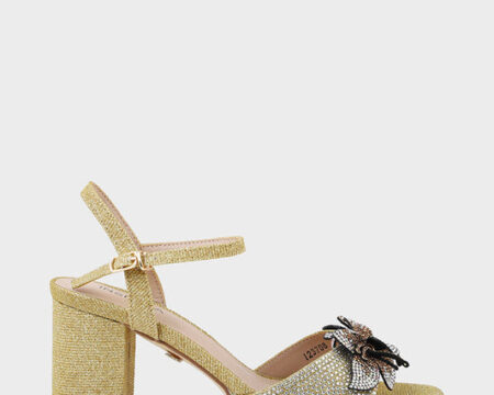 Party Wear Sandal I23708-Golden