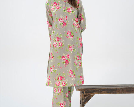 2 Piece Khaddar Suit-Printed (Pret)