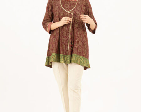 Lawn Kurti-Pasted Print (Pret)