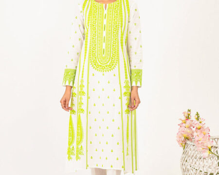 Lawn Shirt-Emboss Print (Pret)