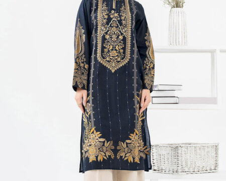 Jacquard Shirt-Embellished (Pret)
