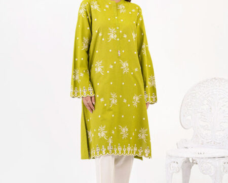 Karandi Shirt-Embroidered (Pret)