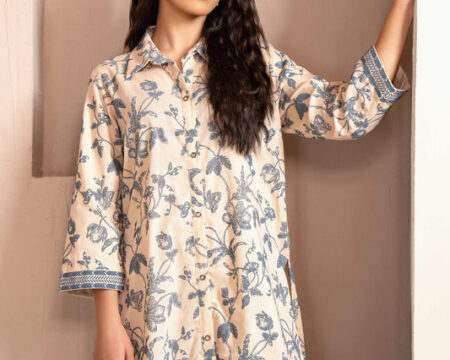 Khaddar Shirt-Emboss Print (Unstitched)