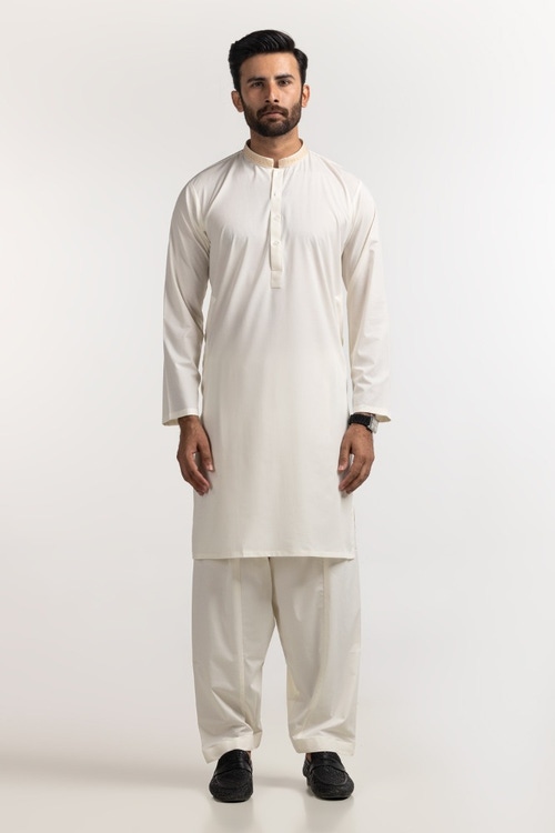 cream embroidered suit sk e24 023 5