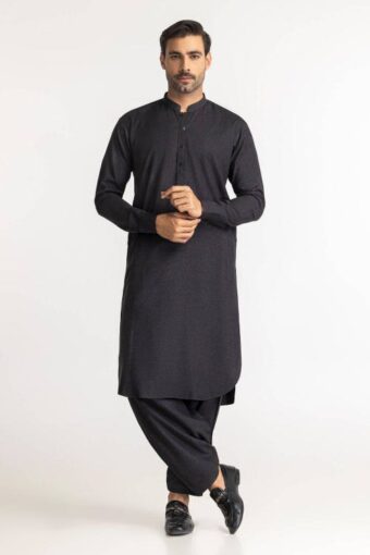eternal unstitched fabric blended black 1