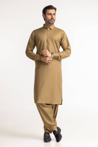 fendy plus unstitched fabric cotton golden 1