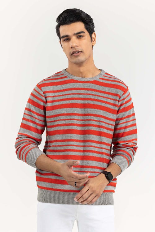 multi color striped crew neck sweater swt ffscn22 129 4