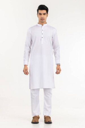 robust unstitched fabric blended white 1