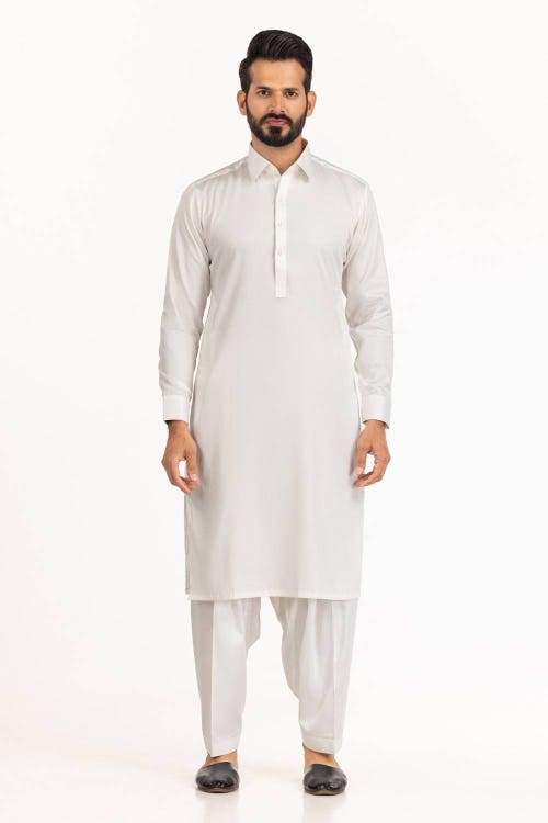 roomi latha classic unstitched fabric cotton lf off white 1
