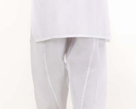 White Basic Mens Shalwar SH-CTN22-002