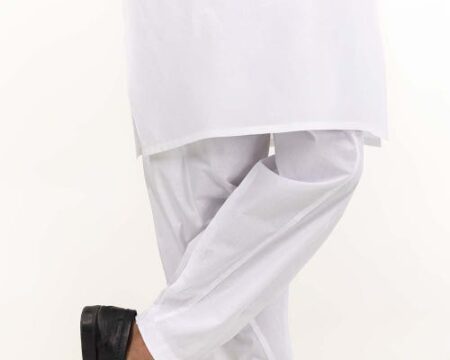 White Basic Shalwar SH-CTN23-002