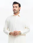 Men's Cream Kurta Shalwar