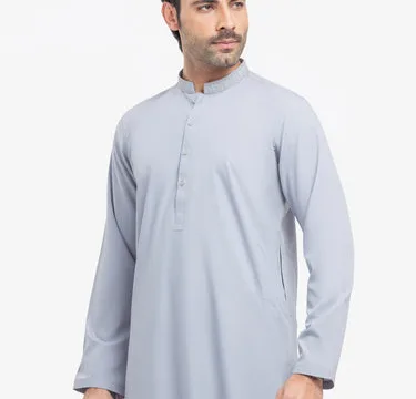 Men's Ice Grey Kurta Shalwar