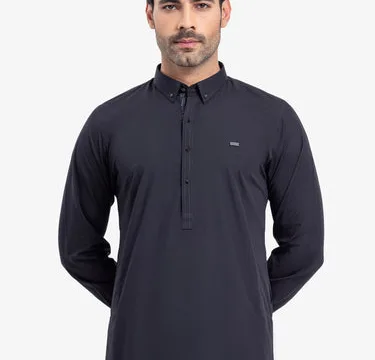 Men's Black Kurta Shalwar
