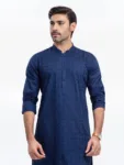 Men's Navy Blue Kurta